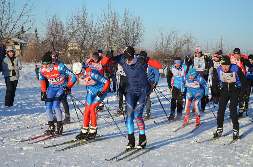 РРождественская гонка Коркино (лыжная база "Берёзка")