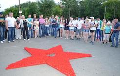 В Коркино прошла акция «Свеча памяти»