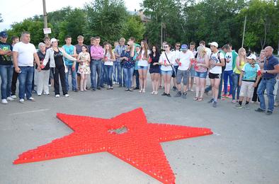 В Коркино прошла акция «Свеча памяти»