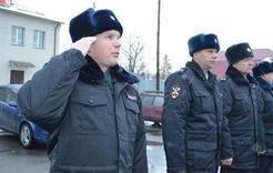 Полицейские  Коркино провели строевой смотр