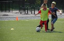 Школьники Коркино сыграли в мини-футбол
