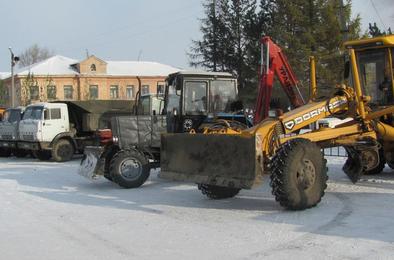 В Коркино прошёл смотр снегоуборочной техники
