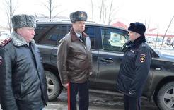 В Коркино побывал главный полицейский области