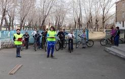 В Коркино воспитывают культурных велосипедистов