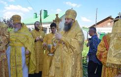 Сегодня в Коркино побывал митрополит Челябинский и Златоустовский Никодим.