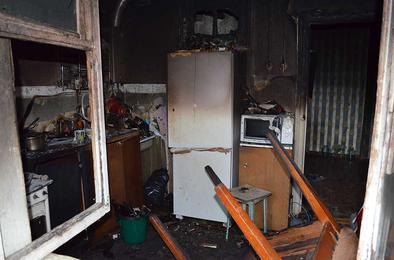Сегодня ночью в Коркино из-за пожара эвакуировали жильцов дома