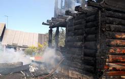 В Коркинском районе произошло два пожара и ДТП с пострадавшим