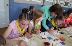 Выставочный зал Коркино проводит для детей мастер-классы