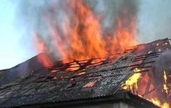 В Коркинском района загорелась очередная баня