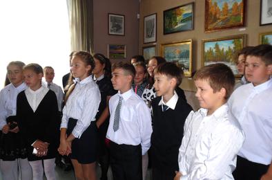 Ученики коркинских школ побывали на выставке