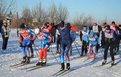 В Коркино на старт Рождественской лыжни вышла сотня спортсменов