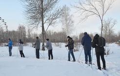 Сотни коркинцев выходят на лыжные прогулки в парк 