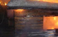 В Коркинском районе опять пожар и снова баня