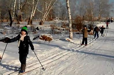 Юнармейцы Коркино совершили лыжный рейд