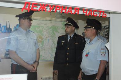 В Коркинском районе побывал с визитом начальник полицейского главка
