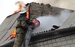 В Коркинском районе произошёл пожар в жилом доме