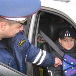 Пять коркинских водитель нарушили правила перевозки детей